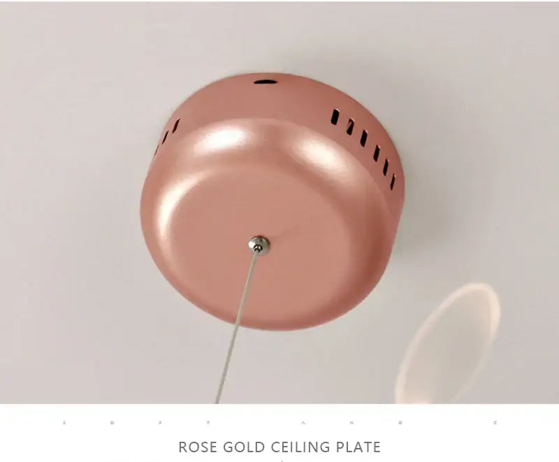Modern rose gold & black branch design chandelier – living room light