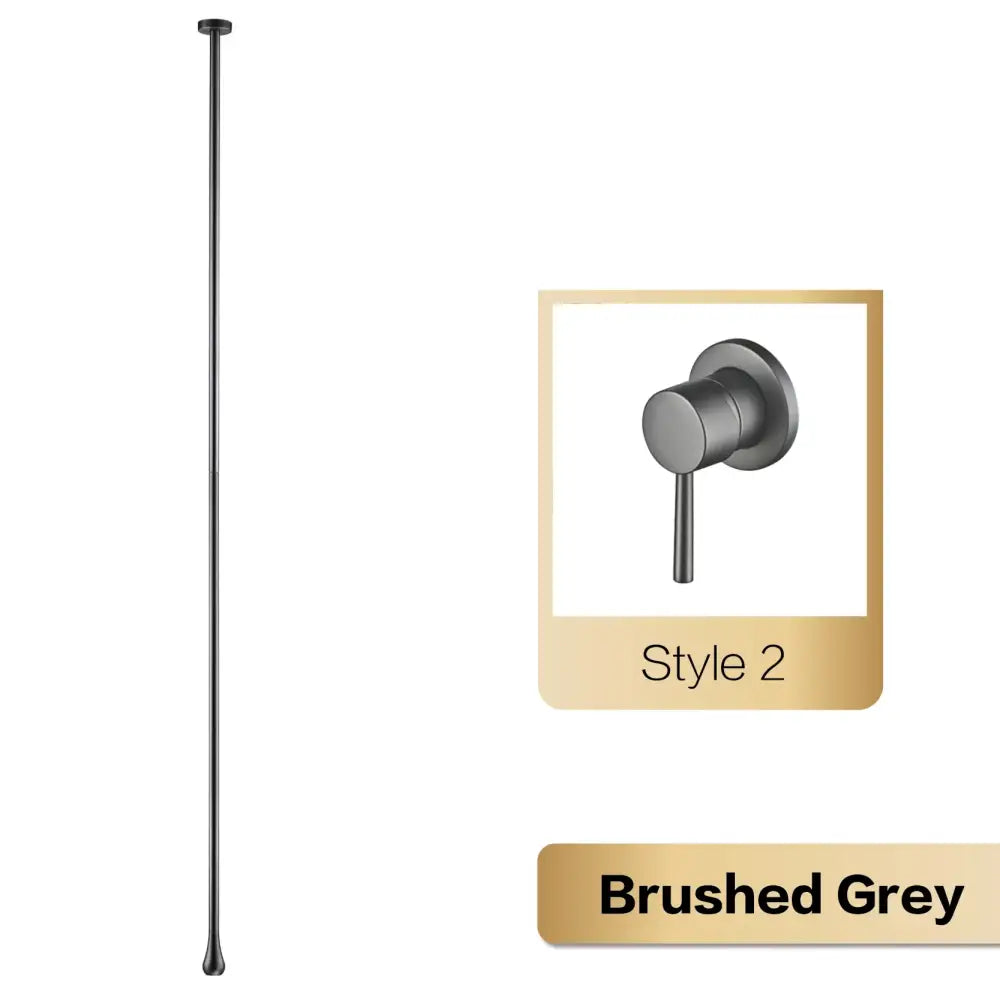 Modern brass black single handle faucet bathroom pendant light