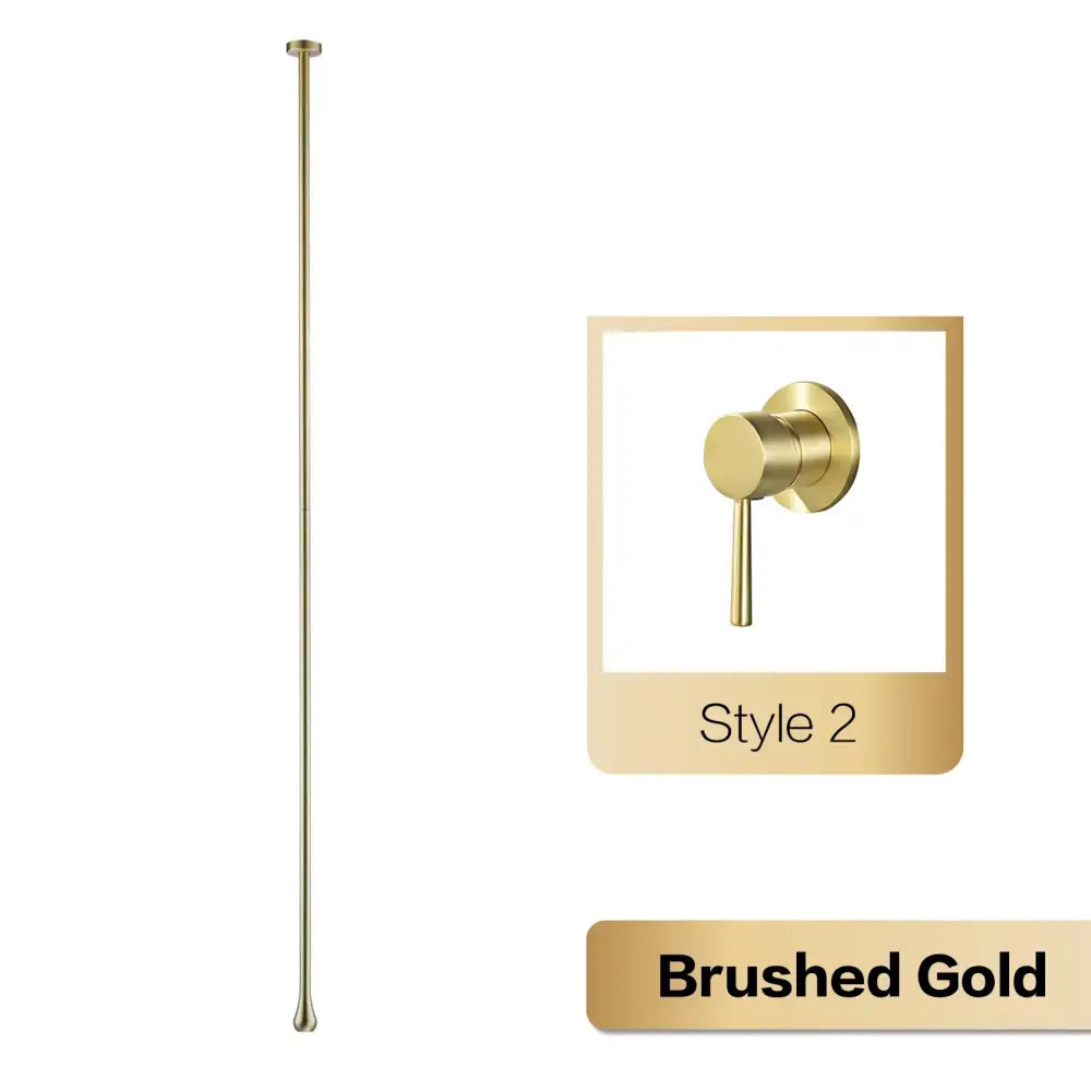 Modern brass black single handle faucet bathroom pendant light