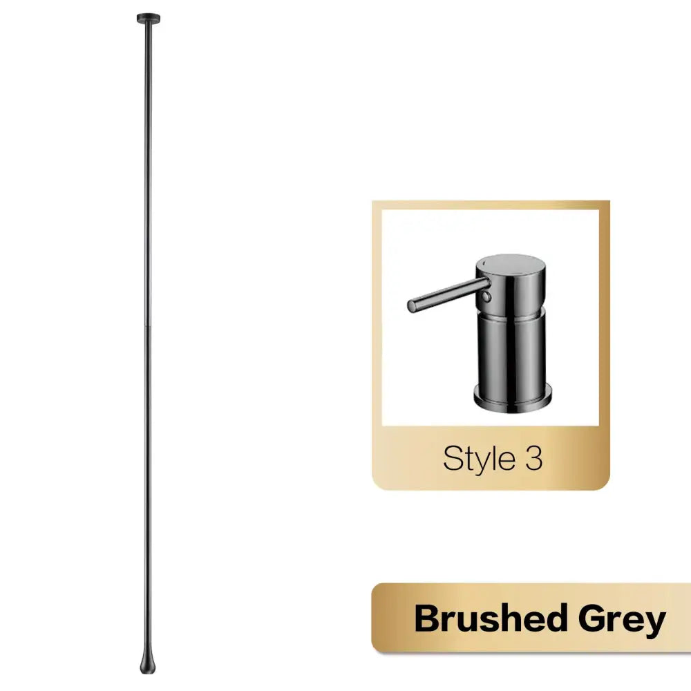 Modern brass black single handle faucet bathroom pendant light