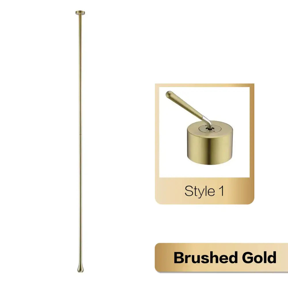 Modern brass black single handle faucet bathroom pendant light