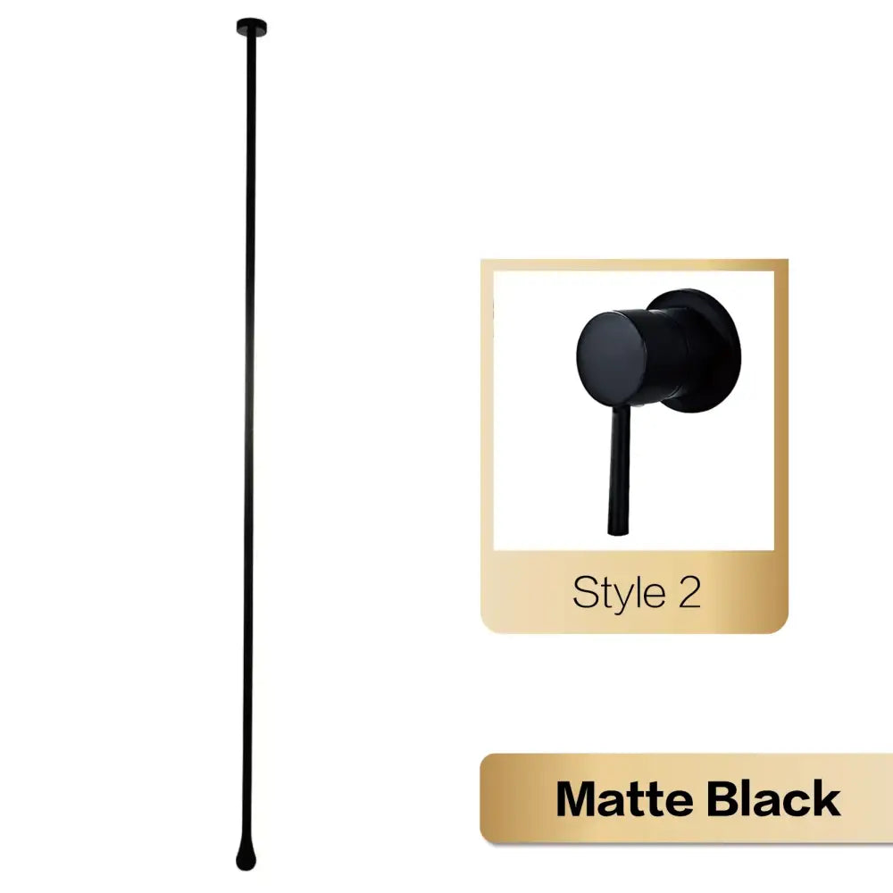 Modern brass black single handle faucet bathroom pendant light