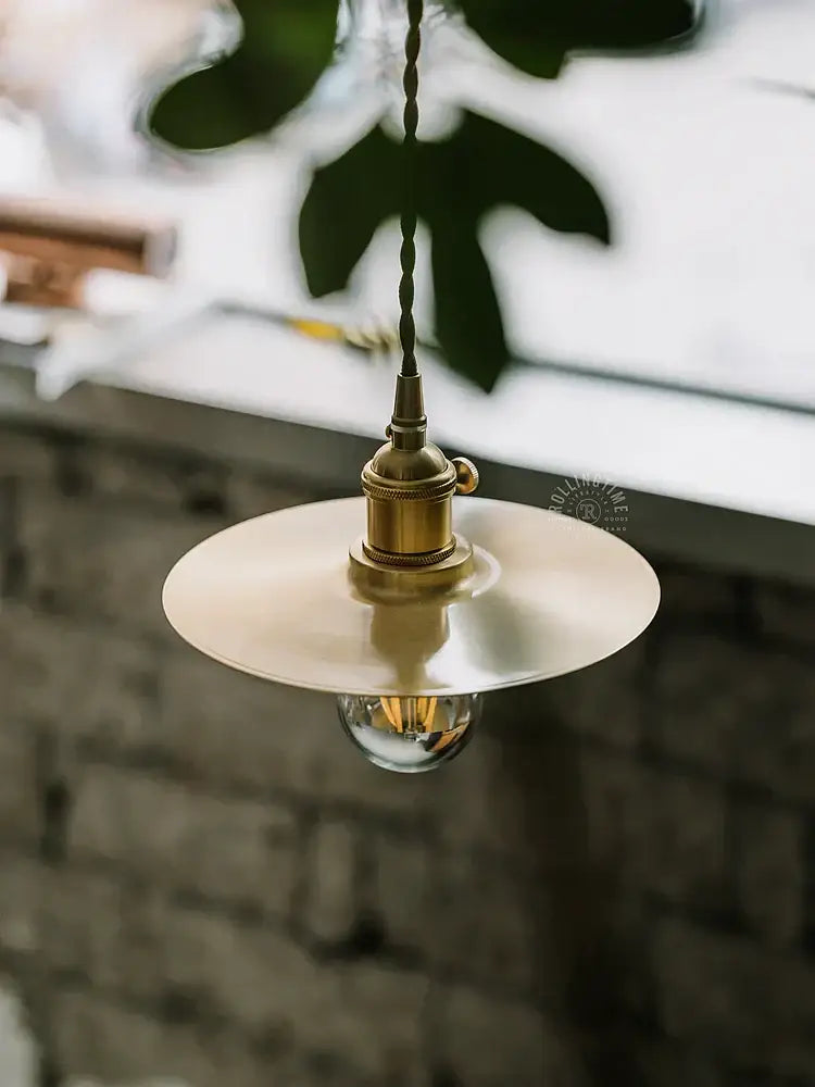 Decorbites brass chandelier industrial dining room pendant light