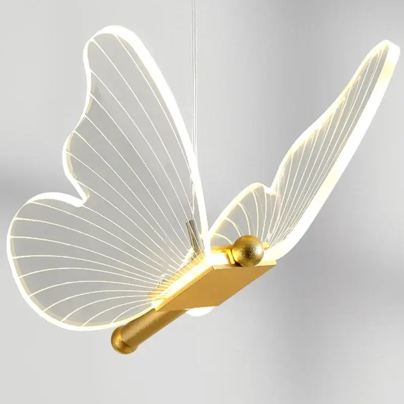 Decorbites butterfly pendant light gold dining room hanging lamp