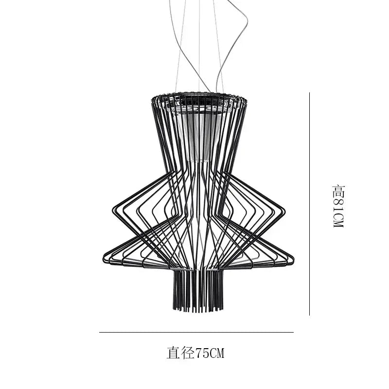 Decorbites cage industrial pendant lights – kitchen dining room wireframe