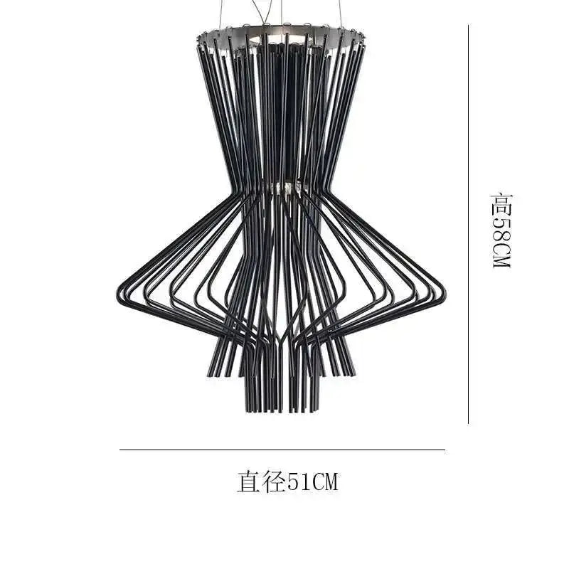 Decorbites cage industrial pendant lights – kitchen dining room wireframe