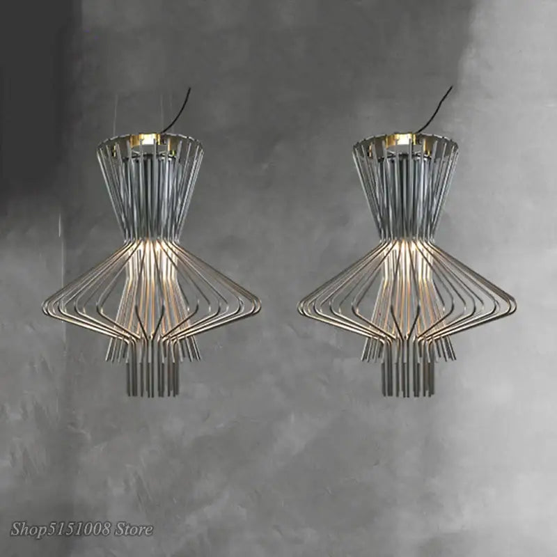 Decorbites cage industrial pendant lights – kitchen dining room wireframe