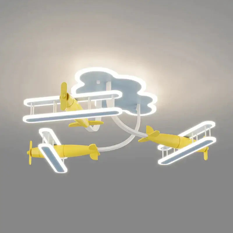 Decorbites cartoon plane chandelier light kids room ceiling lamp