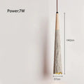 Decorbites cement cream led pendant light for bedroom bedside