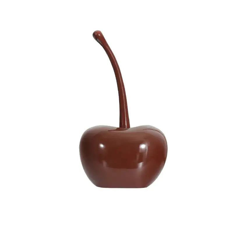 Chic red cherries resin ornaments dining room table decor