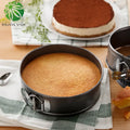 Black and silver non-stick springform cake mold set kitchen bakeware