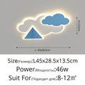 Whimsical astronaut cloud ceiling chandelier light bedroom led decor