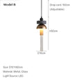 Modern geometric jellyfish glass pendant light for bedrooms