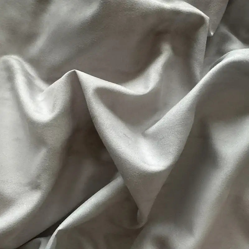 Chinese ink wash silk printing bedding set – grey & blue bedroom duvet