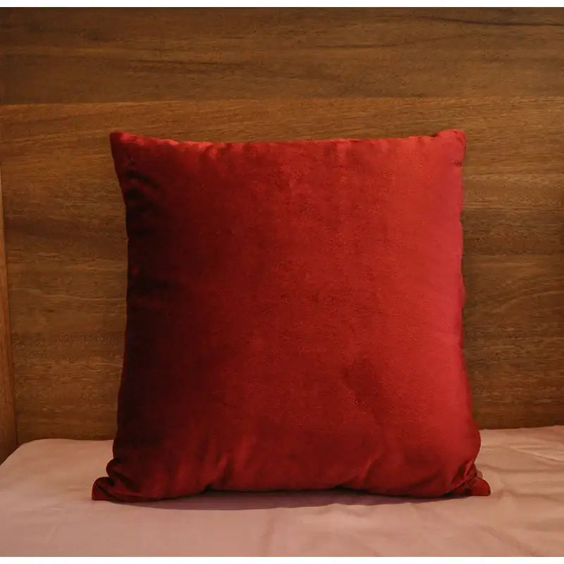 Luxury red & gold satin cotton wedding duvet set for bedroom
