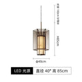 Chinese retro chandelier black and amber lanterns for bedroom