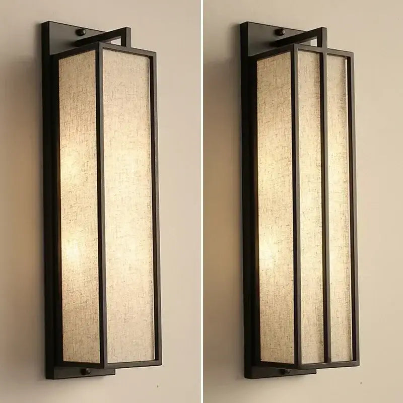 Decorbites chinese style iron wall lamp bedroom gold glass sconce