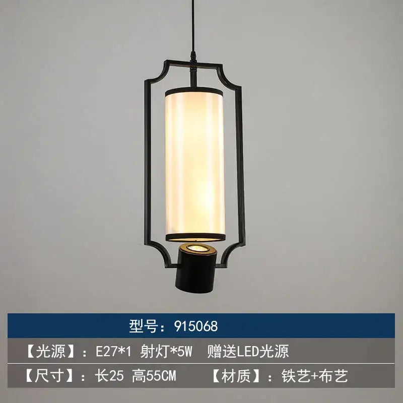 Decorbites chinoiserie retro 4 light black chandelier dining room