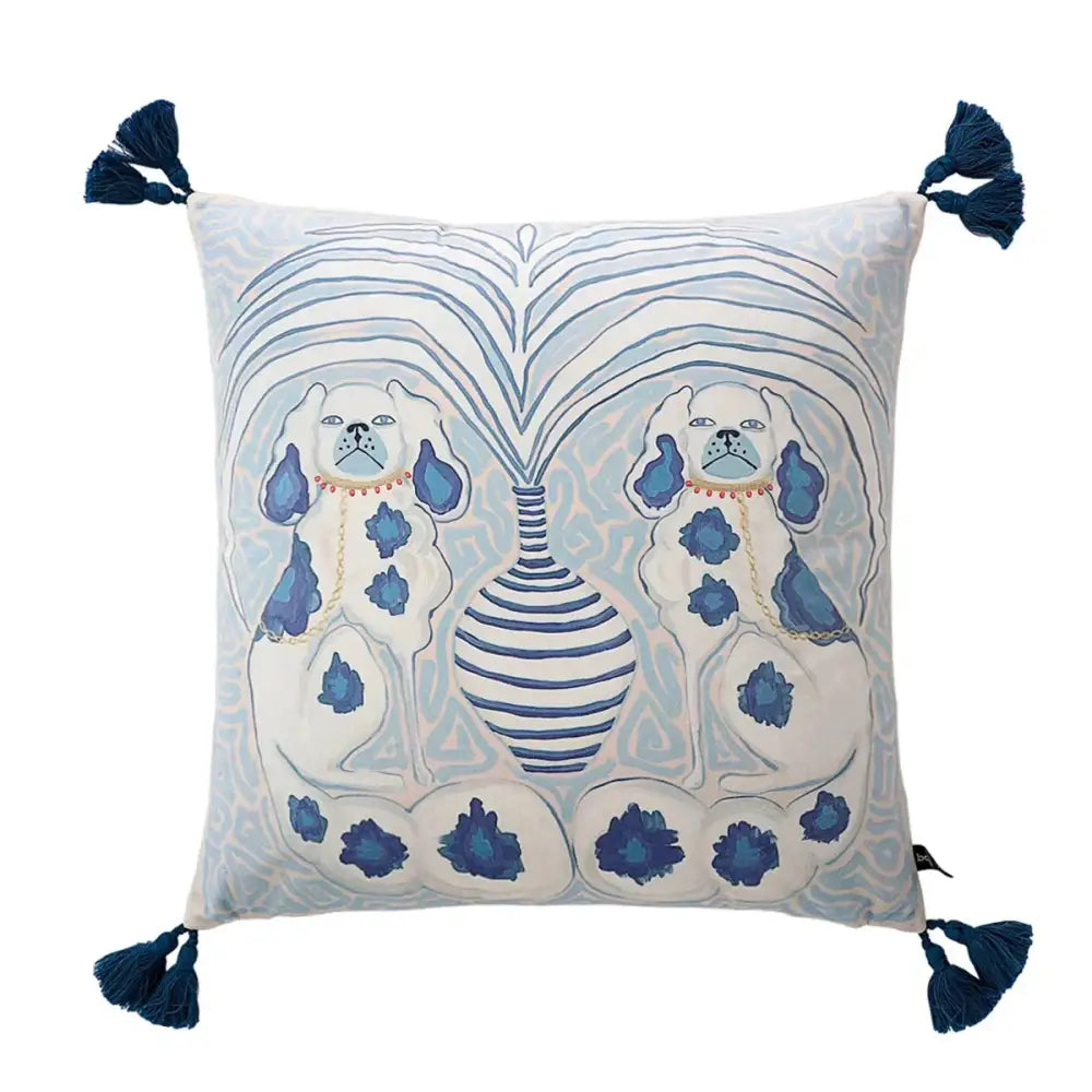Chinoiserie zebra & peonies cushion cover living room decor