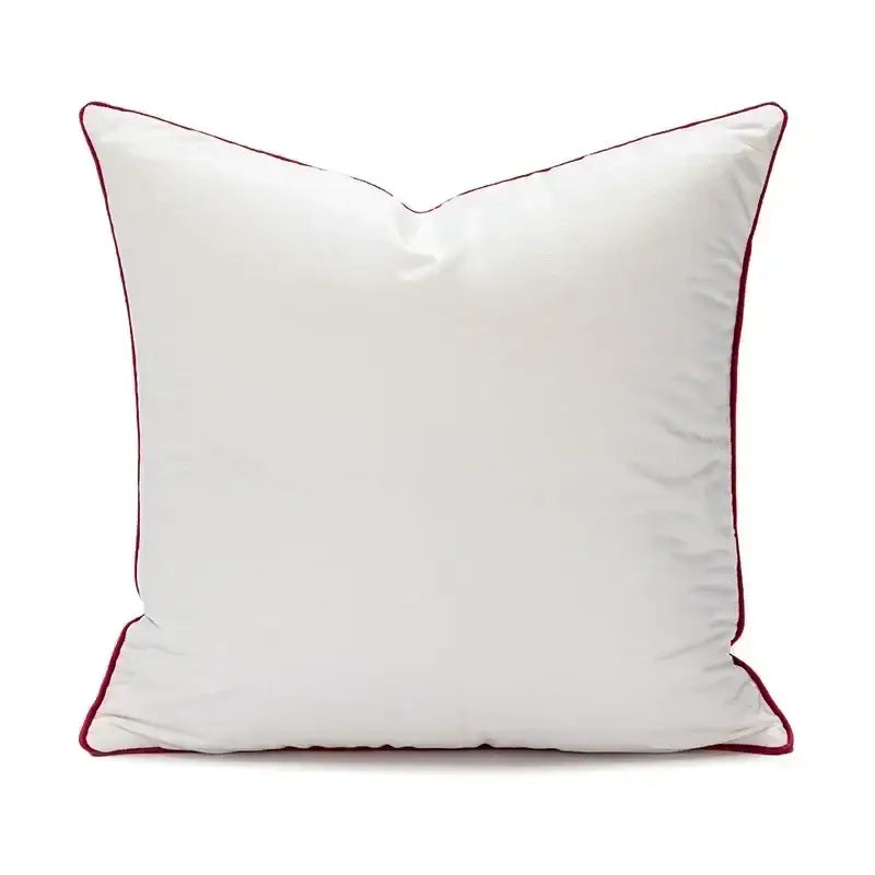 Hand knitted red & white christmas candy cushions living room decor