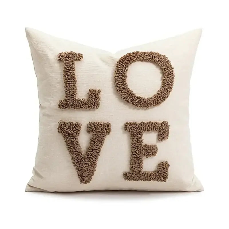 Hand knitted red & white christmas candy cushions living room decor