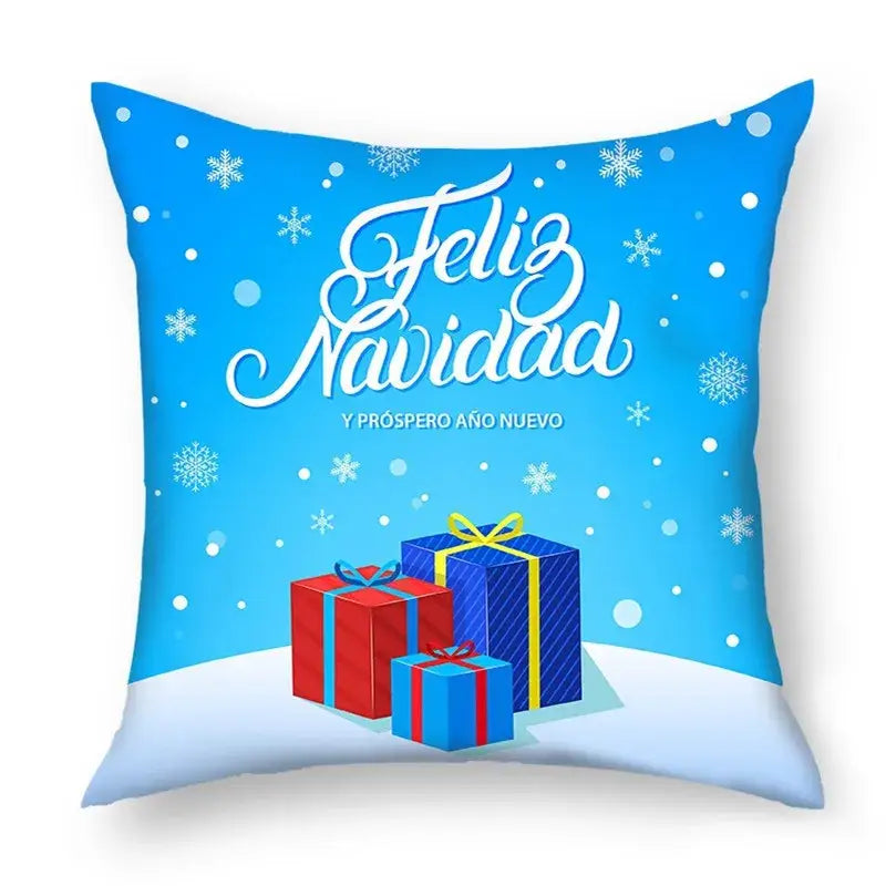 Green christmas nordic sofa pillowcase living room cushion cover