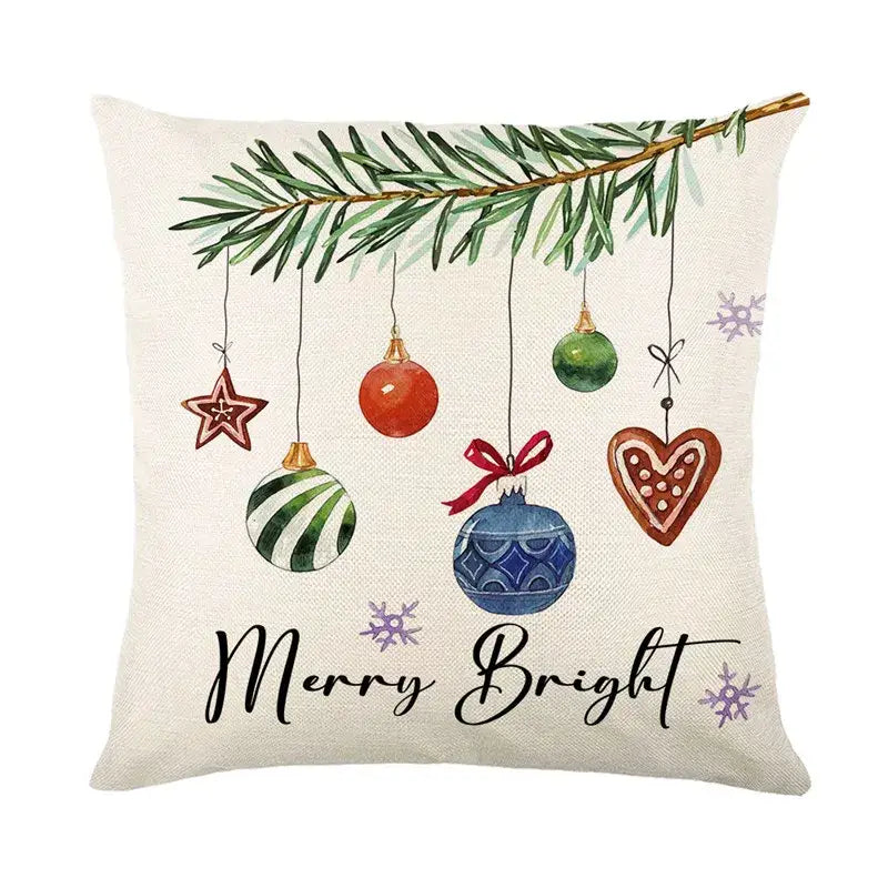 Decorbites christmas pillowcase collection – living room festive decor