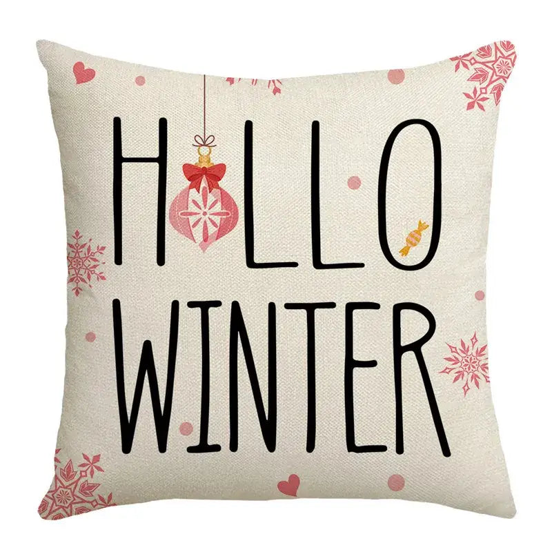 Decorbites christmas pillowcase collection – living room festive decor