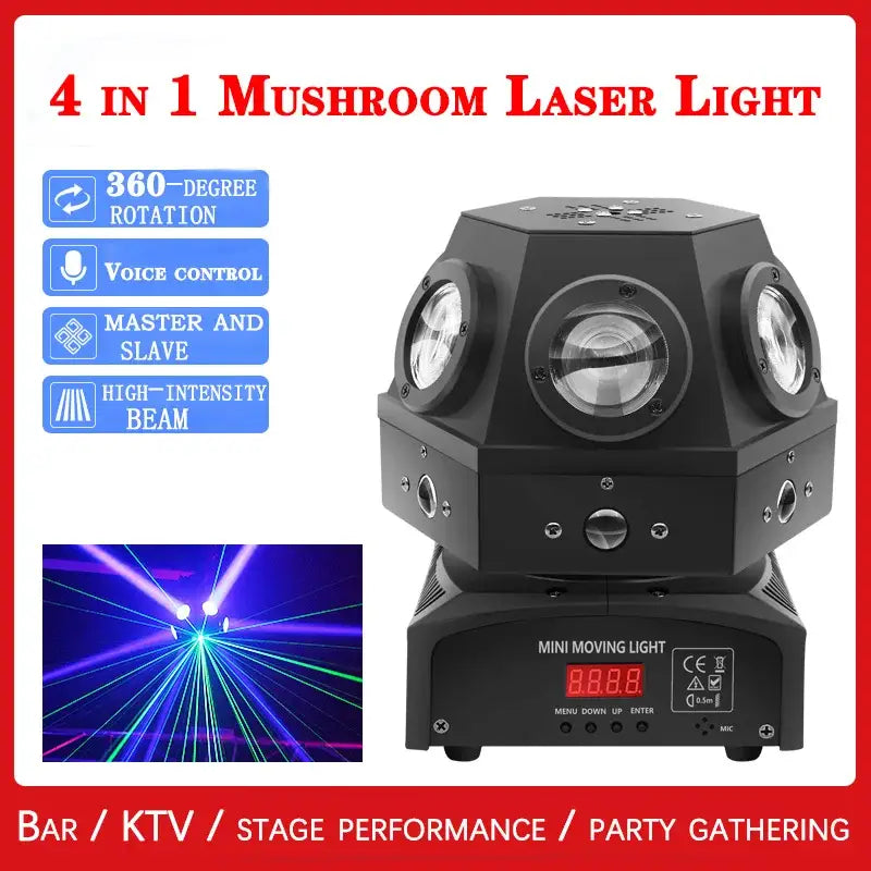Professional black dual laser beam dj disco stage lights living room