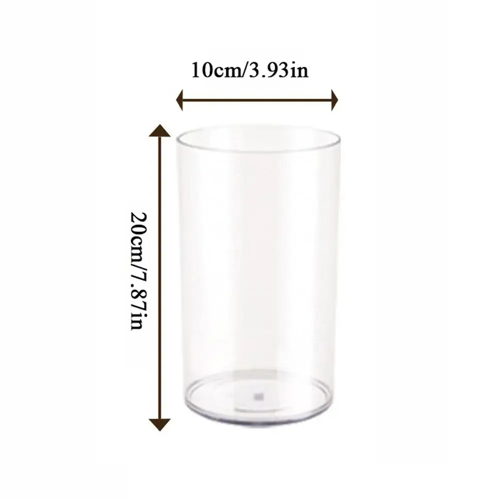 Modern clear acrylic cylinder vase wedding dining room decor