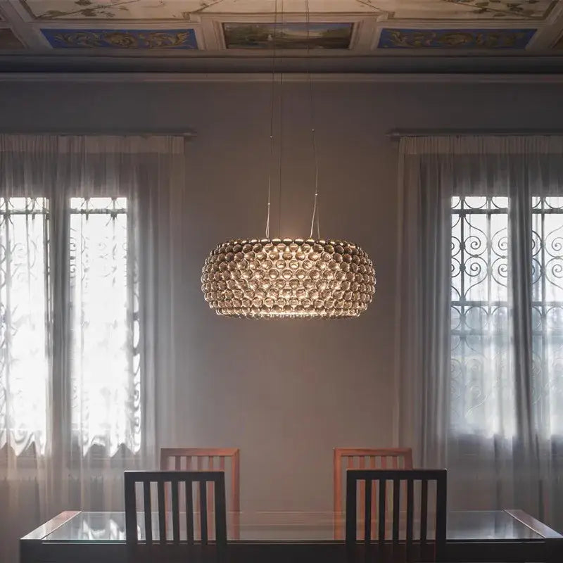 Decorbites clear gold acrylic pendant lights living room chandelier