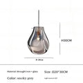 Decorbites colorful glass chandelier dining room pendant light