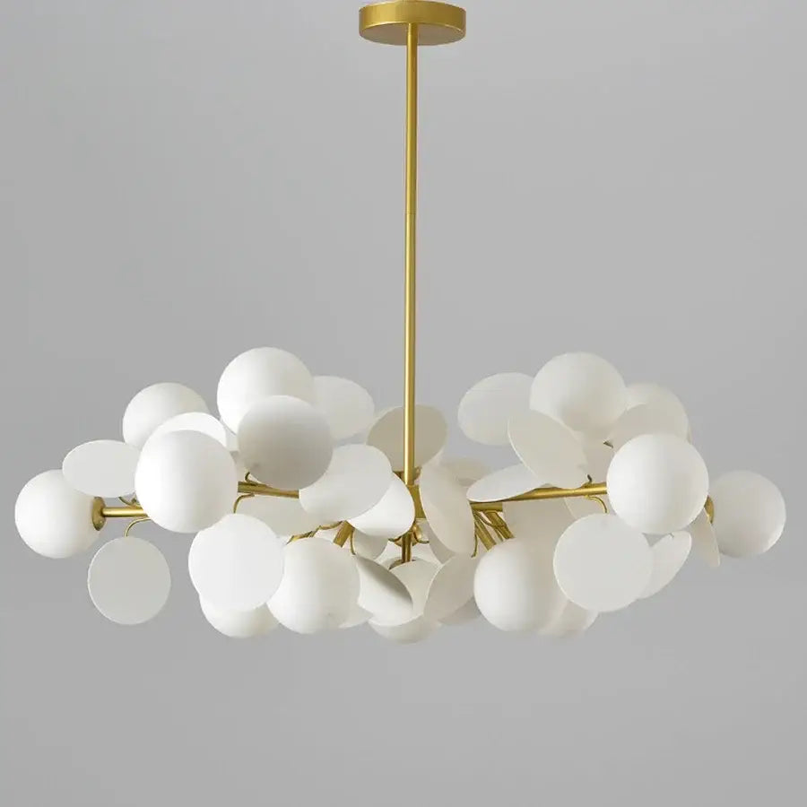 Modern brass colorful led branch chandelier living room light