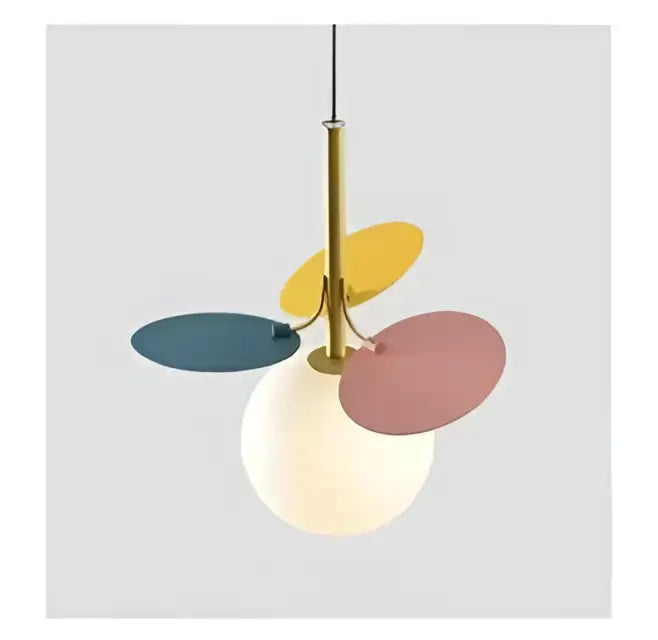 Modern brass colorful led branch chandelier living room light