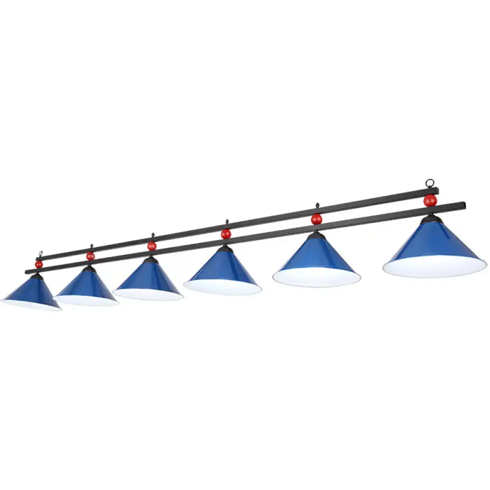 Industrial black metal pendant ceiling light game room billiards accent