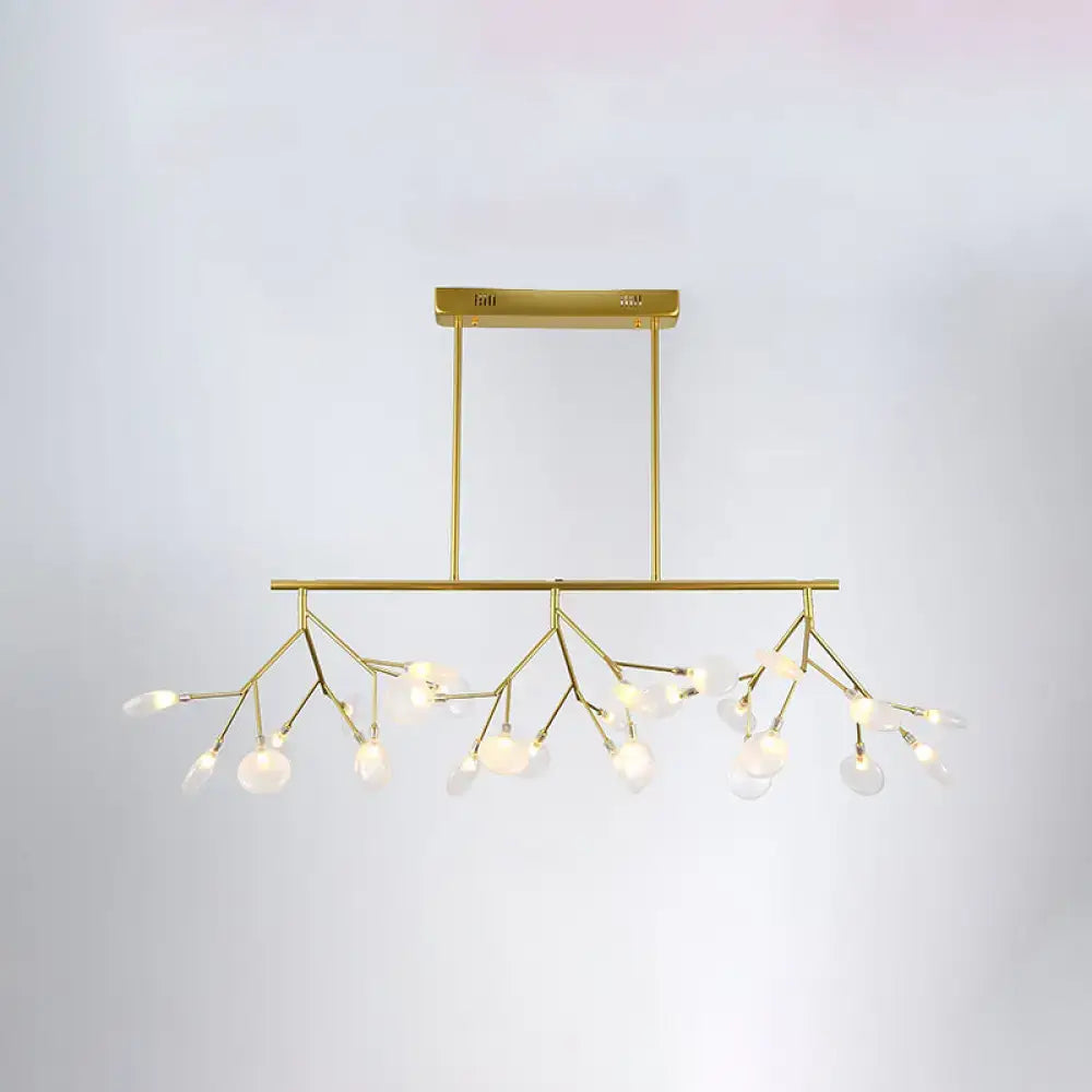 Contemporary black heracleum island pendant light dining room