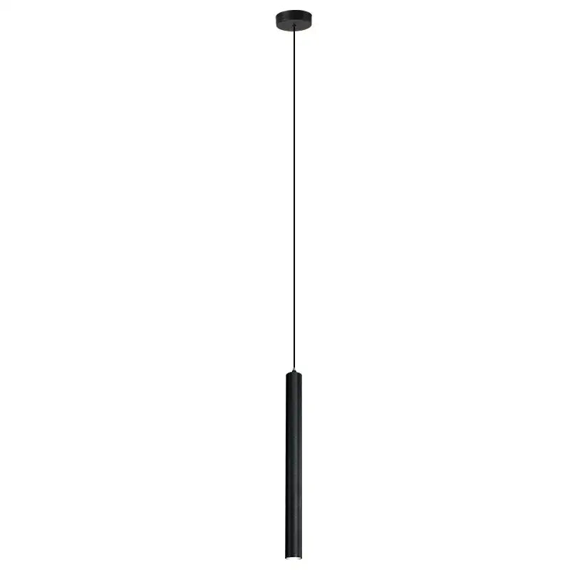 Contemporary black led pendant light dining room two piece set