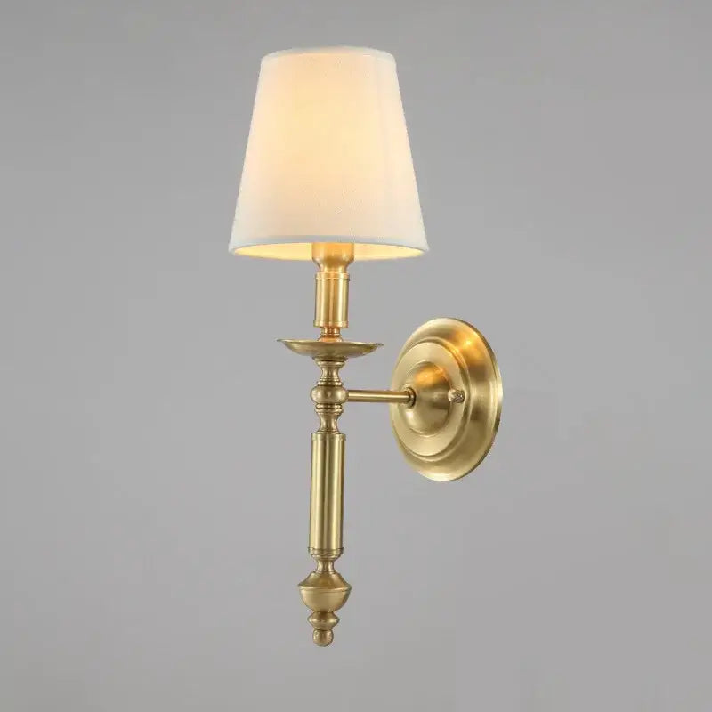 Decorbites copper ceiling chandelier with fabric shades living room