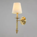 Decorbites copper ceiling chandelier with fabric shades living room