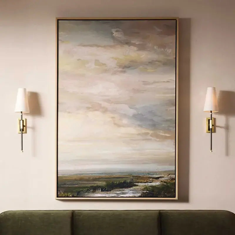 Black and brass copper cloth led wall lamp for bedroom reading
