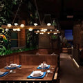Rustic country style wooden mushroom chandelier dining room pendant