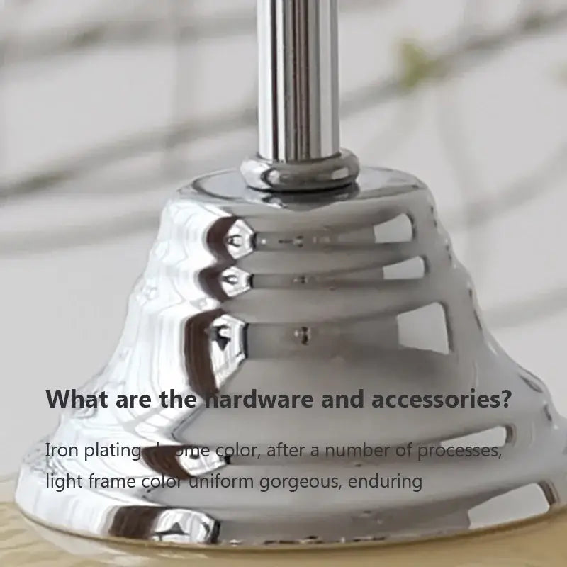 Decorbites cream glass oval pendant light dining room chrome hardware