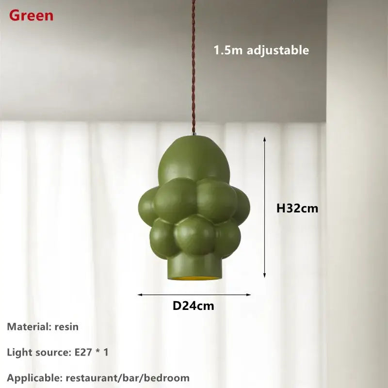 Decorbites creamy wind led cloud pendant light for dining room
