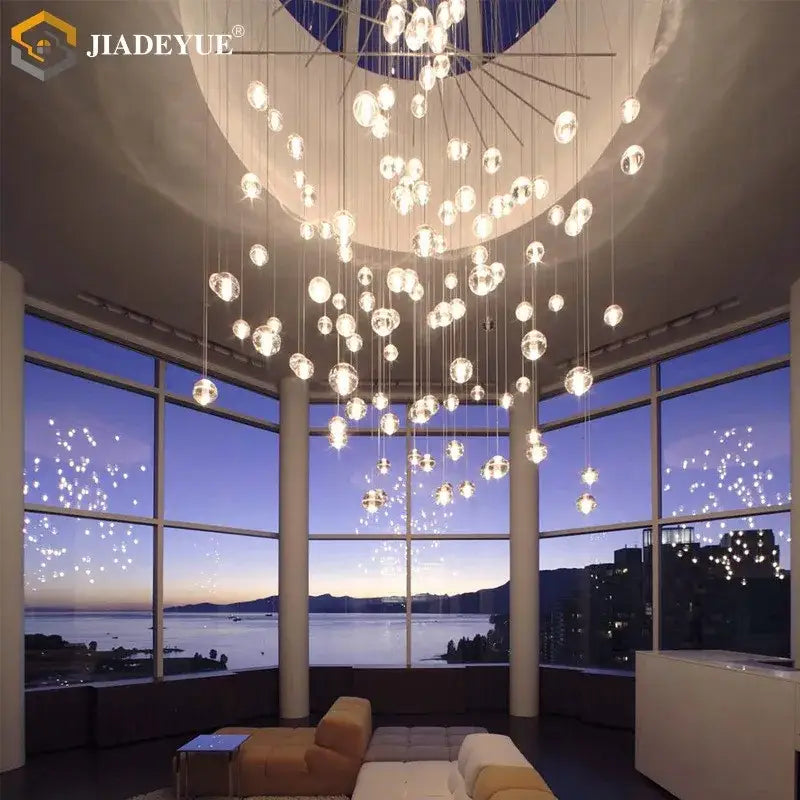 Decorbites crystal ball chandelier dining room led pendant light