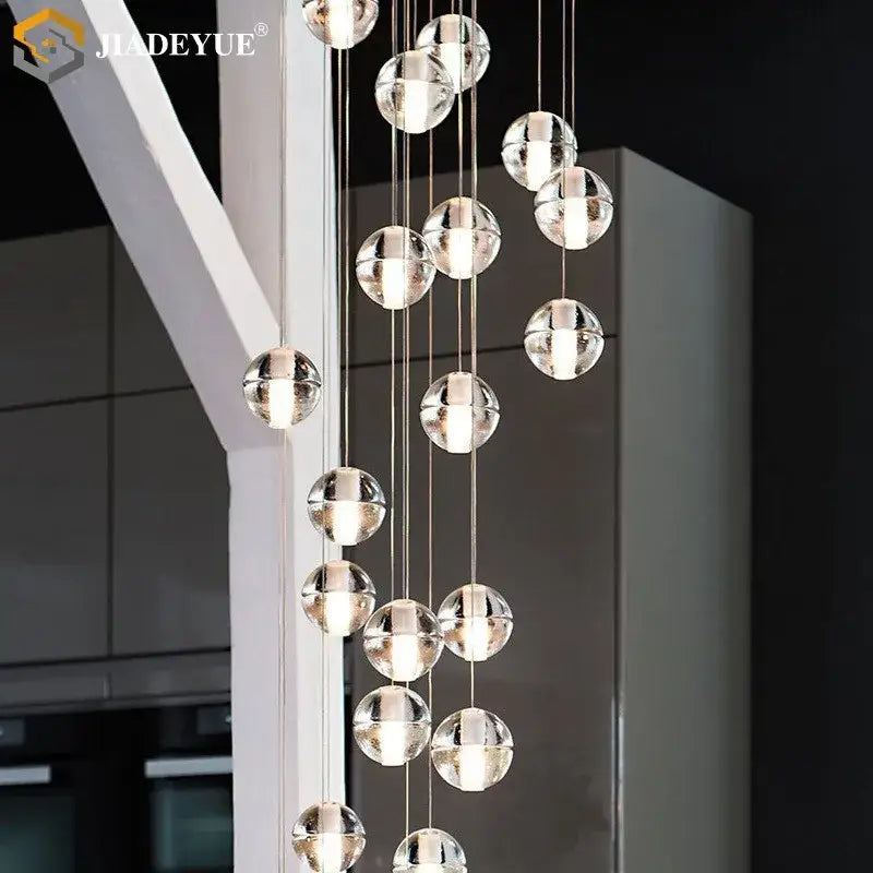 Decorbites crystal ball chandelier dining room led pendant light