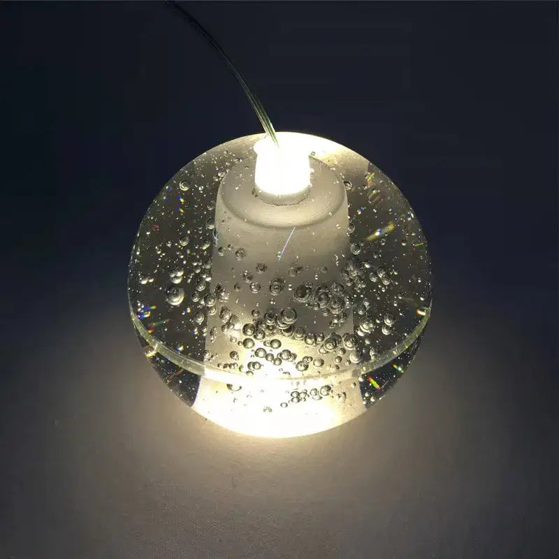 Decorbites crystal ball chandelier dining room led pendant light
