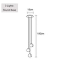 Decorbites crystal ball chandelier staircase pendant light for dining room