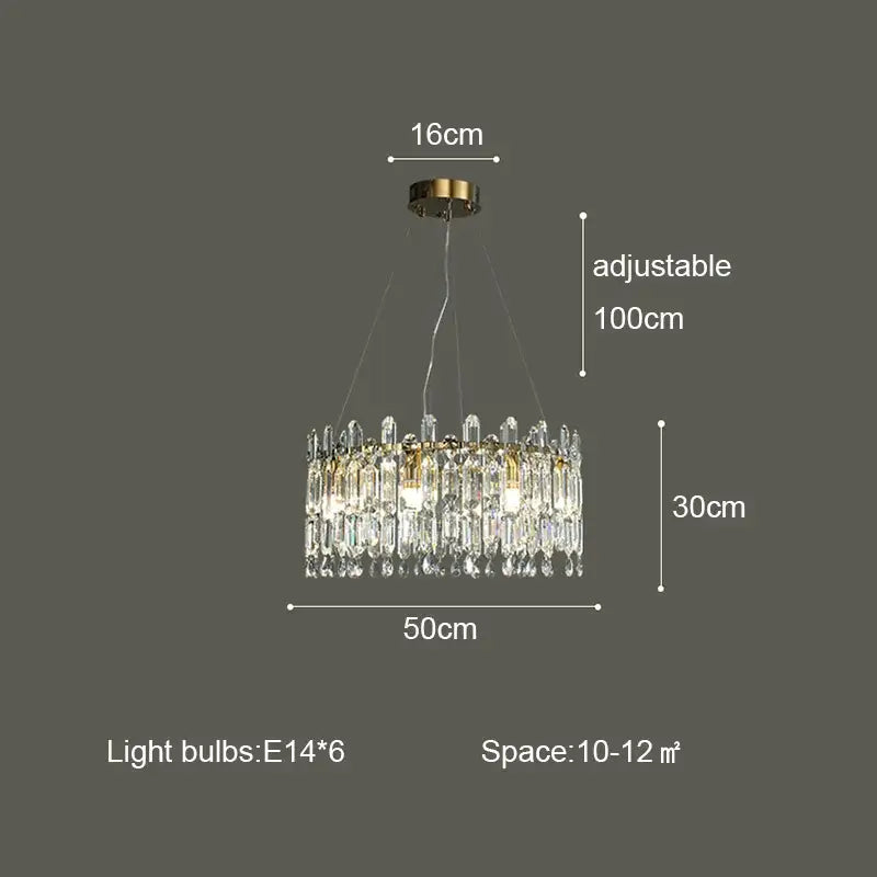 Postmodern gold decorbites crystal ceiling chandelier living room