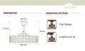 Rattan birdcage crystal ceiling fan bedroom bronze iron lampshade
