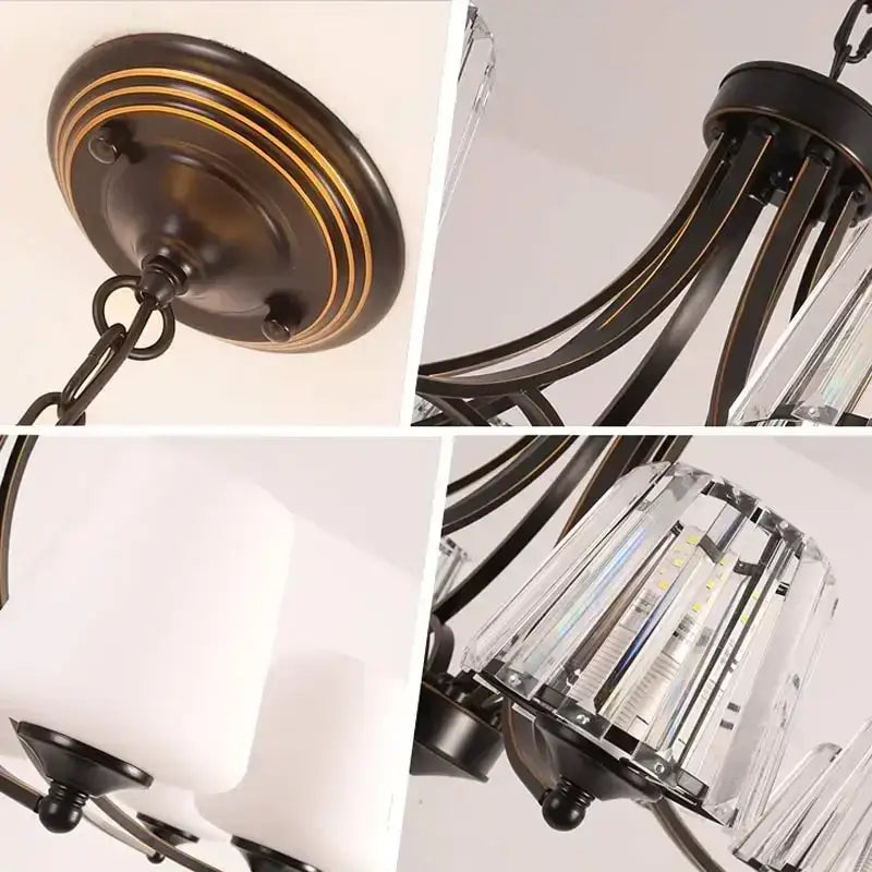 Modern gold decorbites crystal chandelier for living room dining space